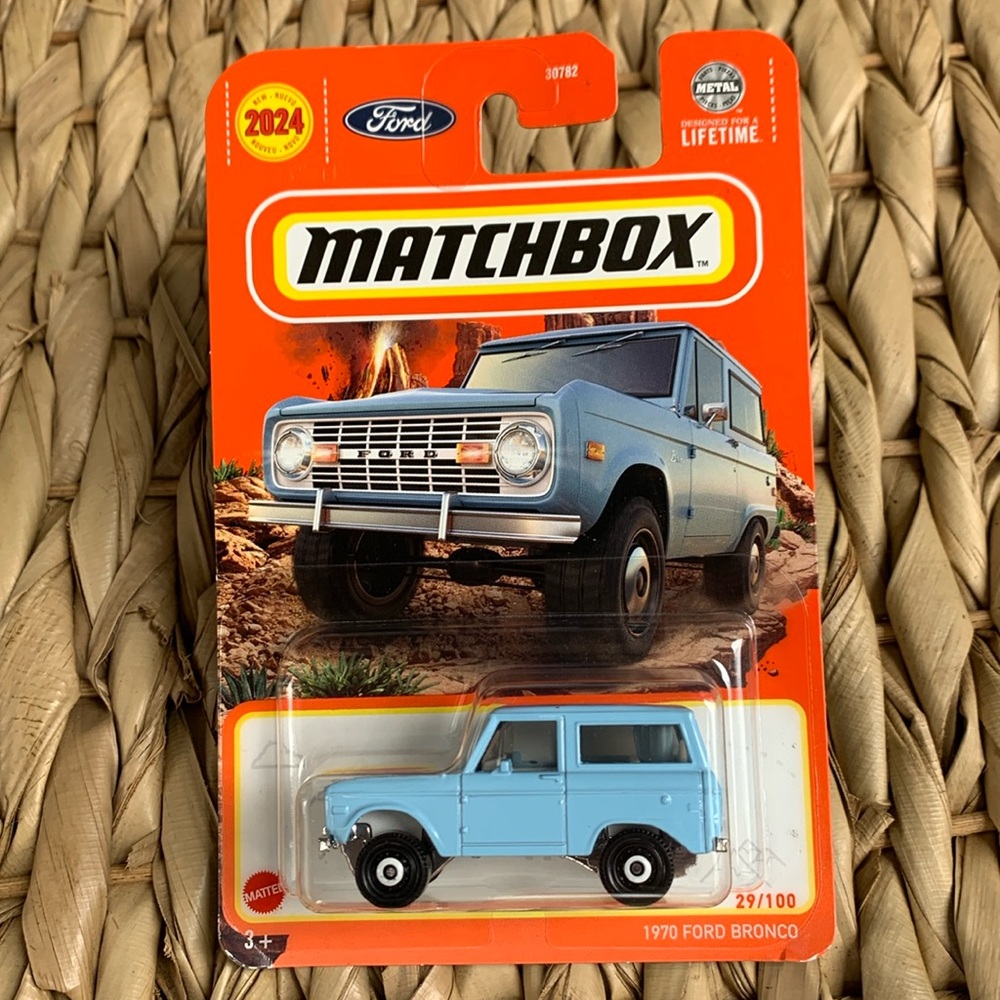 1970 Ford Bronco Truck Matchbox MB MBX New Model 2024 Diecast 70s SUV MB1432